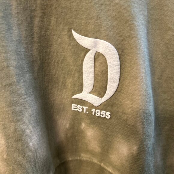 Disney Disneyland Resort Spirit Jersey Adult XXL Green Tie Dye Shirt Long Sleeve - Picture 3 of 6